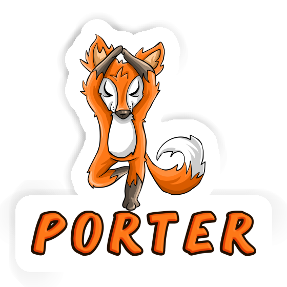 Sticker Yoga Fuchs Porter Image