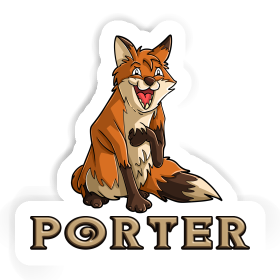 Sticker Fox Porter Gift package Image