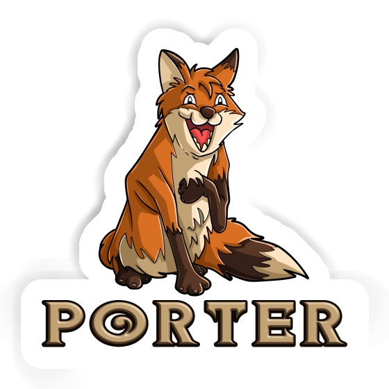 Sticker Fox Porter Notebook Image