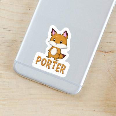 Sticker Fox Porter Image