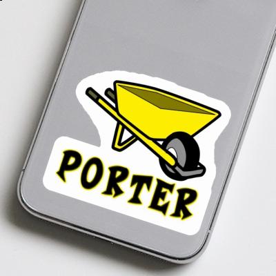 Wheelbarrow Sticker Porter Gift package Image