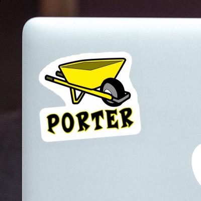 Sticker Porter Wheelbarrow Notebook Image