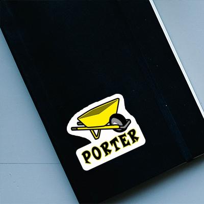 Wheelbarrow Sticker Porter Notebook Image