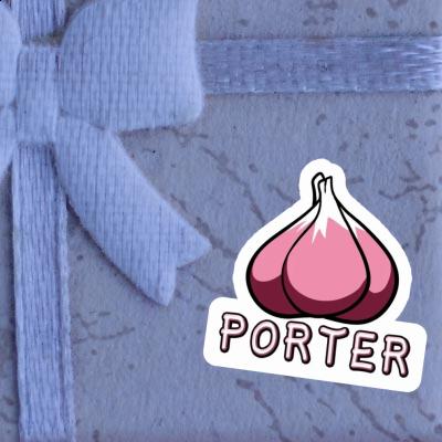 Sticker Garlic clove Porter Laptop Image