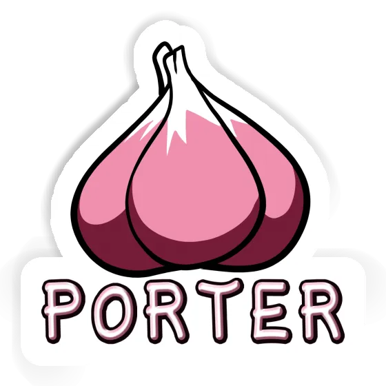 Sticker Garlic clove Porter Laptop Image