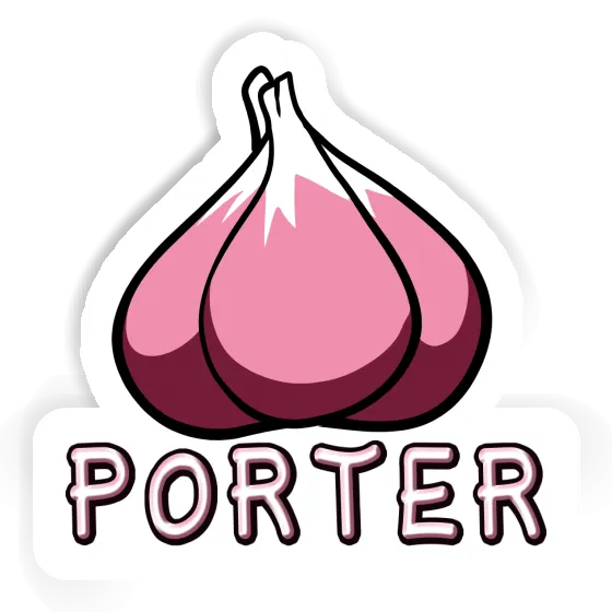 Sticker Garlic clove Porter Image