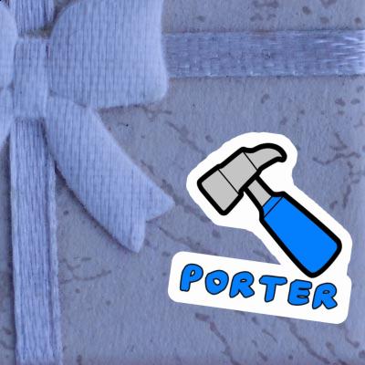Hammer Sticker Porter Laptop Image