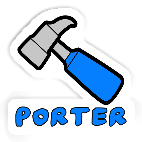 Hammer Sticker Porter Laptop Image