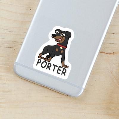 Porter Sticker German Pinscher Image