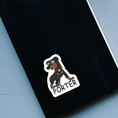 Sticker Pinscher Porter Notebook Image