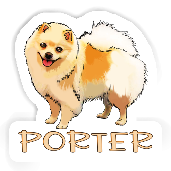 Porter Autocollant Spitz allemand Gift package Image
