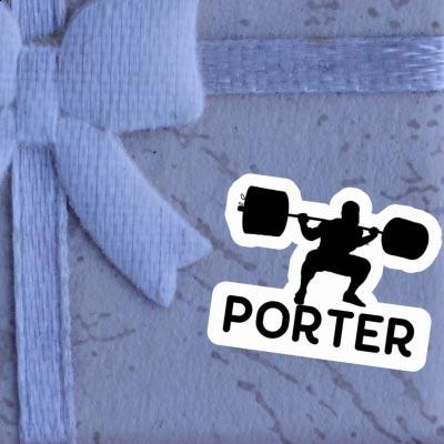 Sticker Porter Weightlifter Gift package Image