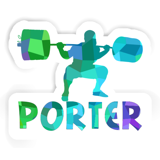 Porter Sticker Gewichtheber Image