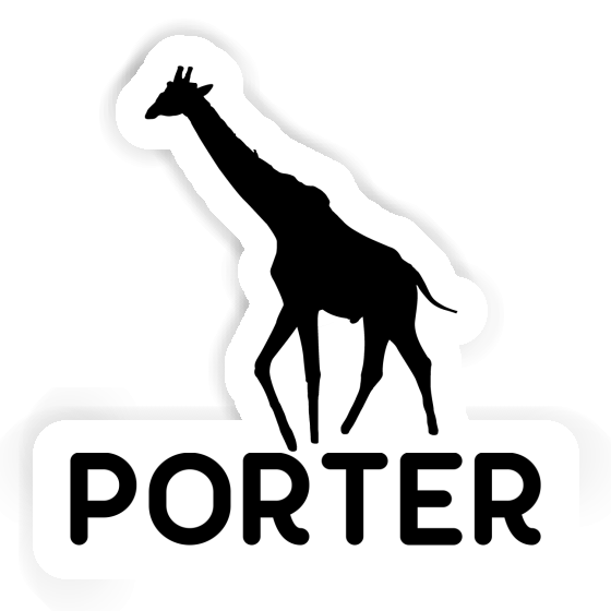 Sticker Giraffe Porter Gift package Image