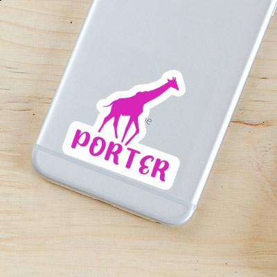 Sticker Porter Giraffe Notebook Image