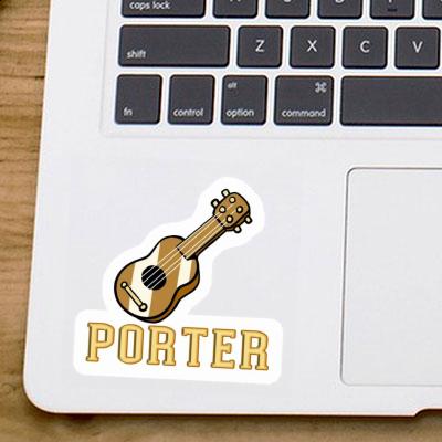 Gitarre Aufkleber Porter Notebook Image