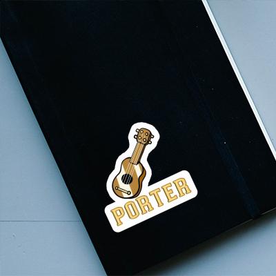 Sticker Guitar Porter Notebook Image