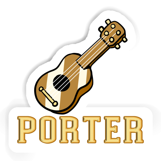 Sticker Guitar Porter Notebook Image