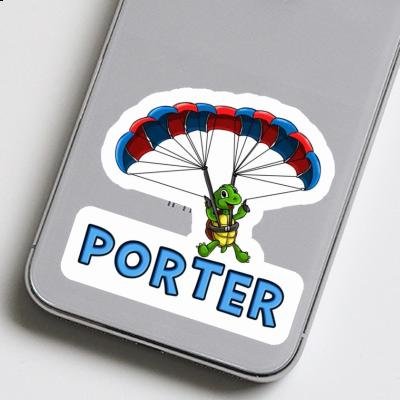 Gleitschirmpilot Aufkleber Porter Gift package Image