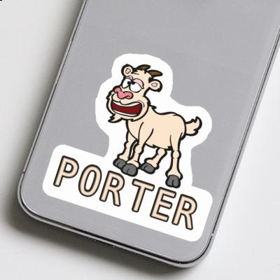 Porter Sticker Goat Image