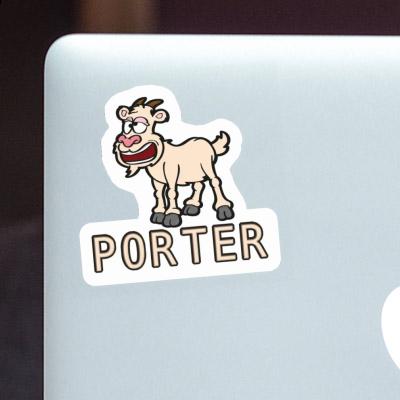 Autocollant Porter Chèvre Laptop Image