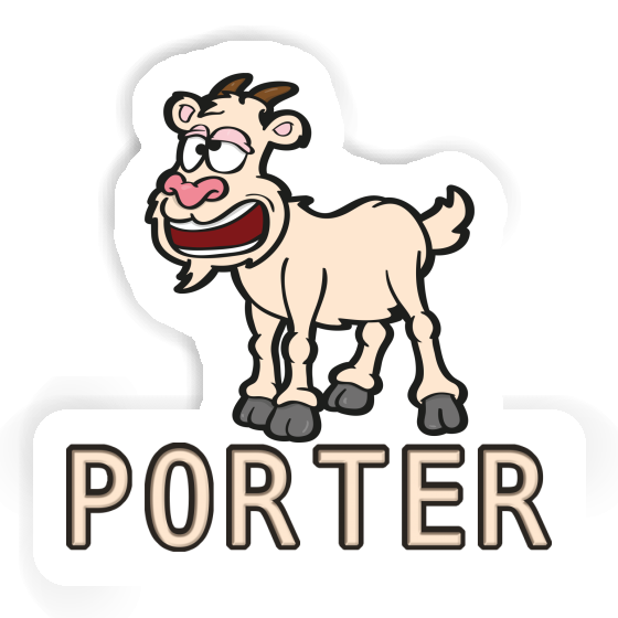 Porter Sticker Goat Gift package Image