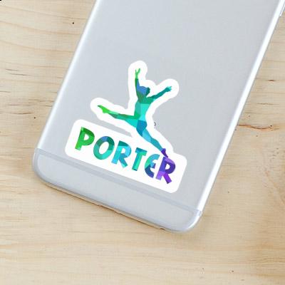 Porter Autocollant Gymnaste Notebook Image