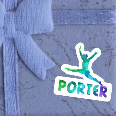 Porter Autocollant Gymnaste Gift package Image