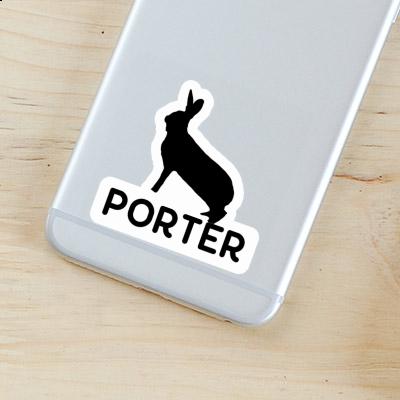 Porter Aufkleber Hase Gift package Image