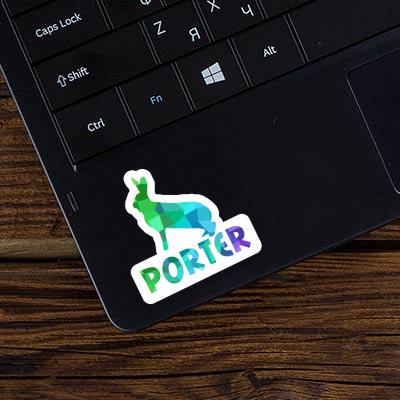 Sticker Kaninchen Porter Gift package Image