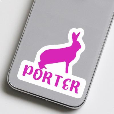 Autocollant Lapin Porter Image