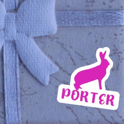 Porter Autocollant Lapin Gift package Image