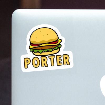 Sticker Porter Cheeseburger Notebook Image