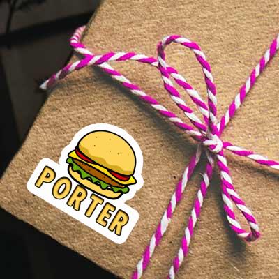 Sticker Porter Cheeseburger Notebook Image
