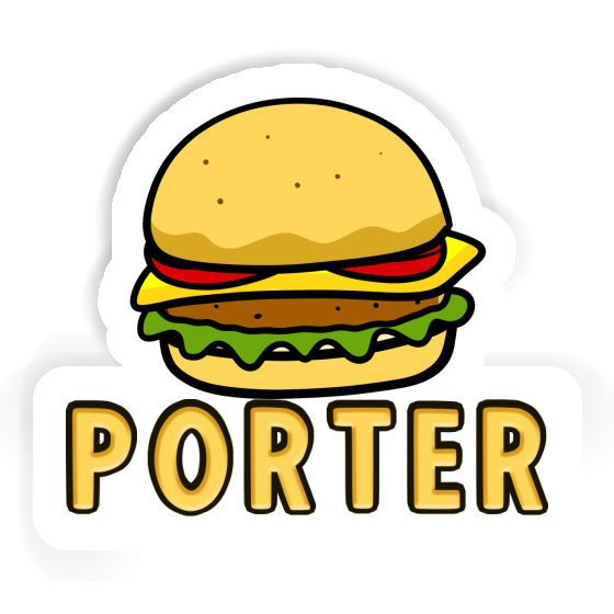 Autocollant Porter Cheeseburger Notebook Image