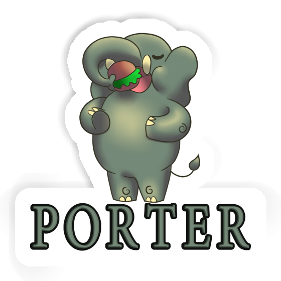 Porter Autocollant Éléphant Gift package Image