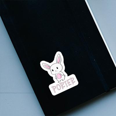 Porter Sticker Kaninchen Image