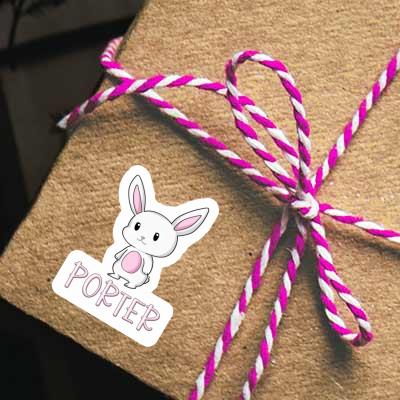 Porter Sticker Kaninchen Gift package Image