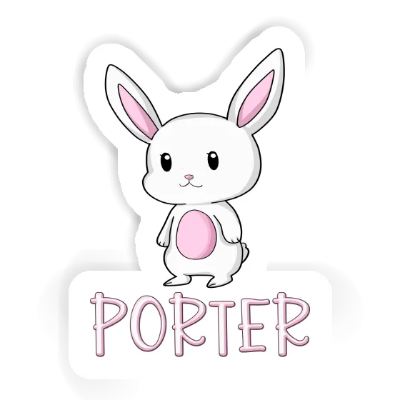 Porter Autocollant Lapin Laptop Image