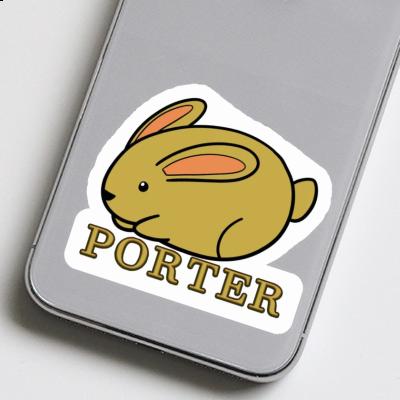 Porter Aufkleber Hase Gift package Image