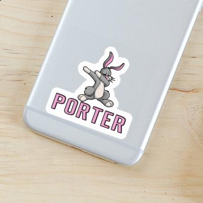 Hare Sticker Porter Laptop Image