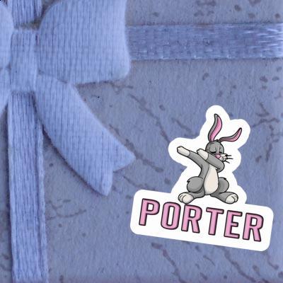 Autocollant Lapin Porter Notebook Image