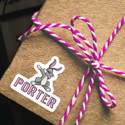 Aufkleber Hase Porter Gift package Image