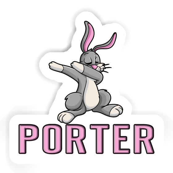 Aufkleber Hase Porter Laptop Image