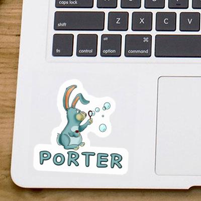 Porter Sticker Hase Notebook Image