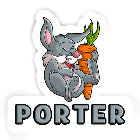 Porter Autocollant Lapin Laptop Image