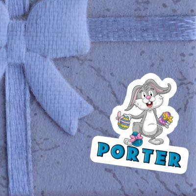 Easter Bunny Sticker Porter Notebook Image