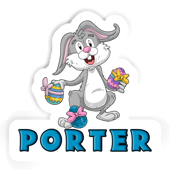 Easter Bunny Sticker Porter Image