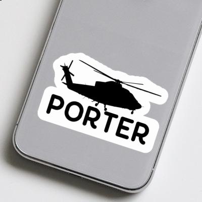 Porter Sticker Helicopter Laptop Image