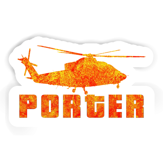 Porter Sticker Helicopter Gift package Image